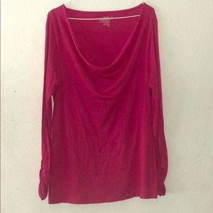 Woman’s cowl neck shirt